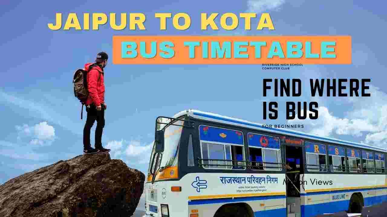 jaipur to kota roadways bus time table