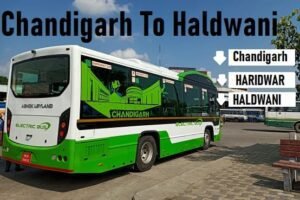 Chandigarh to Haldwani bus time table