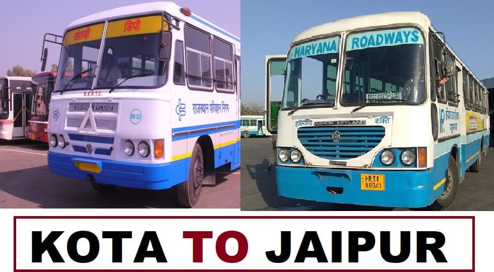 kota to jaipur roadways bus time table