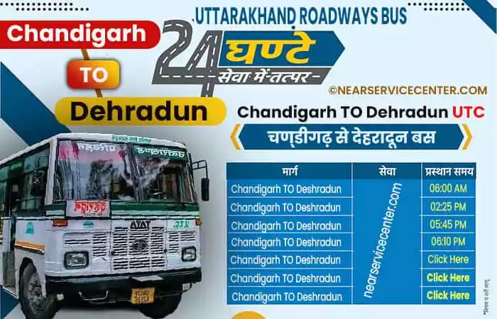 chandigarh to dehradun bus uttarakhand roadways