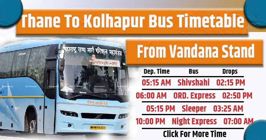 thane to kolhapur bus timetable