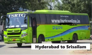 hyderabad to srisailam bus